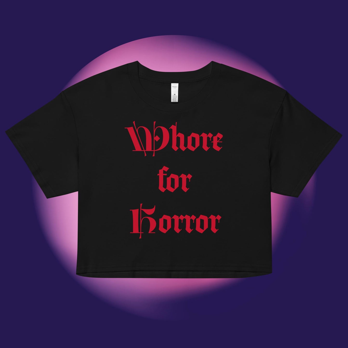 Whore For Horror Crop Top