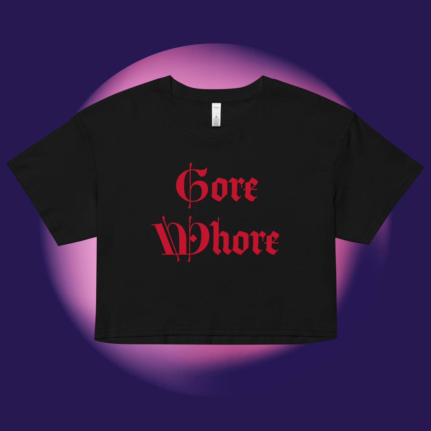 Gore Whore Crop Top